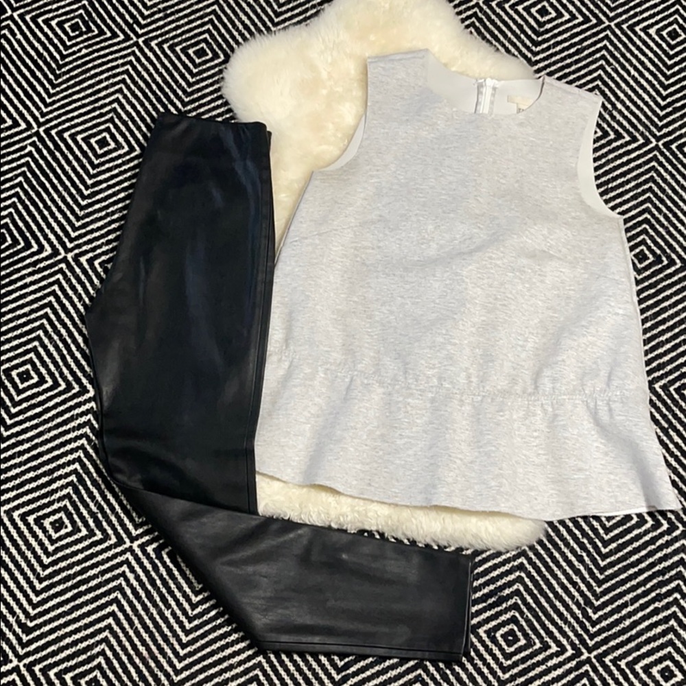H&M peplum top | sz M |